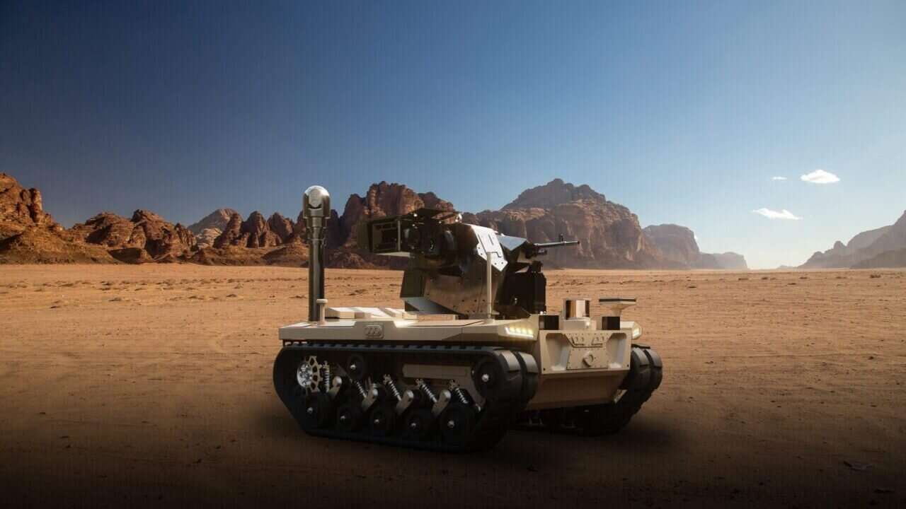 The unmanned land vehicle BARKAN, joined the inventory of the Turkish Armed Forces