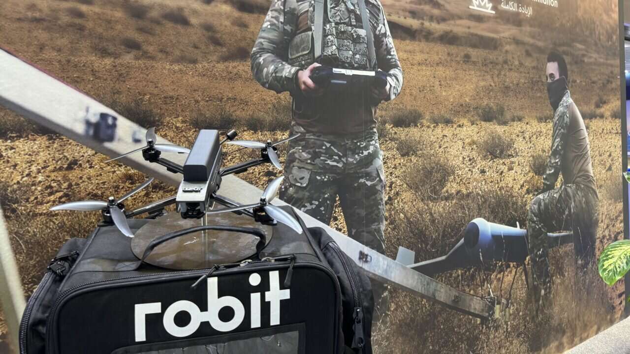 Robit Technology's new kamikaze drone AZAT prepares for mission