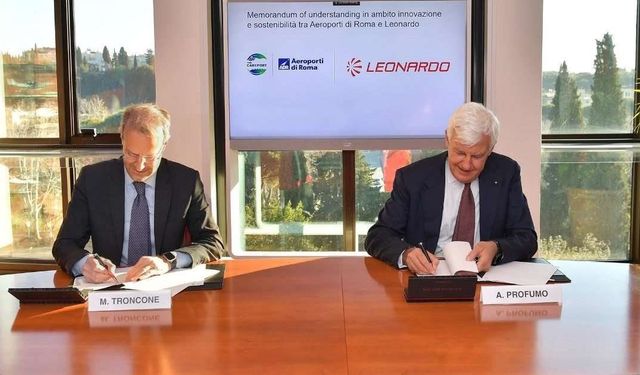 Leonardo signs partnership with Aeroporti di Roma
