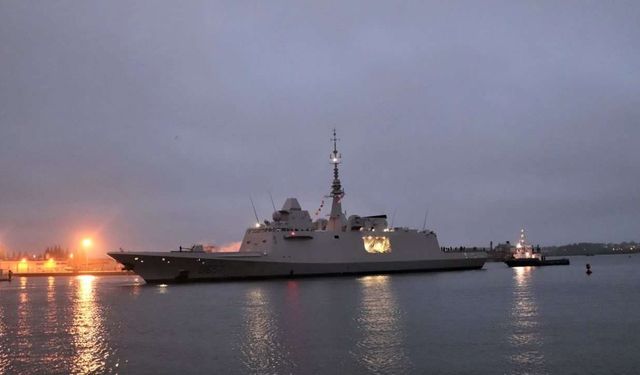 Sea trial for the French FREMM multi-mission frigate starts