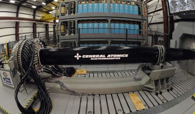 General Atomics tests railgun projectile