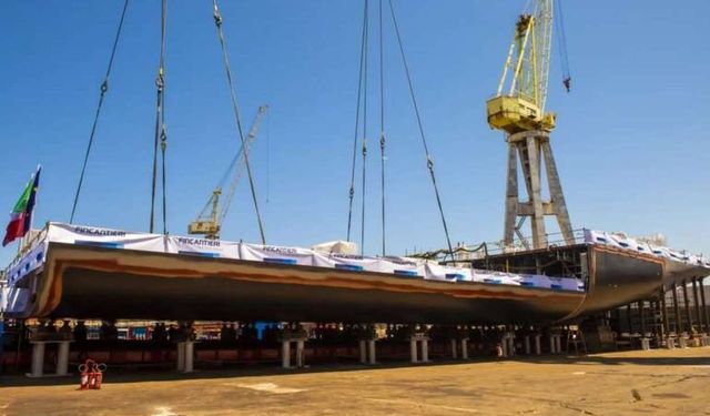 Fincantieri: dry dock work start on the LPD for Qatar in Palermo