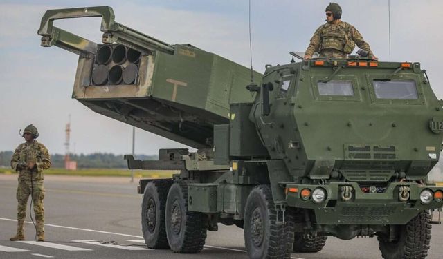 High Mobility Artillery Rocket System (HIMARS) tested in NATO exercise