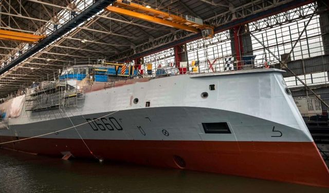 Naval Group launches the first defense and intervention frigate (FDI) for the French Navy