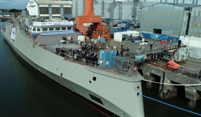 Naval Group launches the HS Kimon, first FDI frigate for the Hellenic Navy