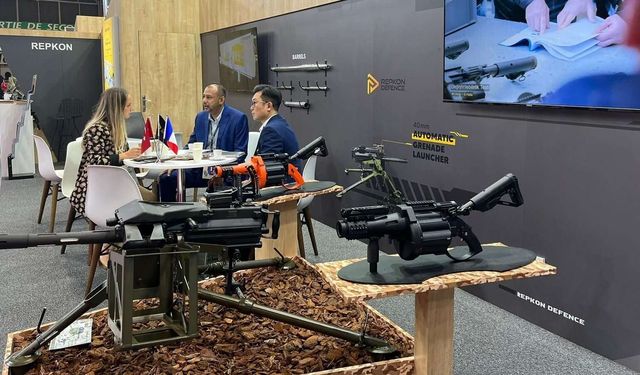 Repkon Defense exhibited its domestic barrel and grenade launchers in France