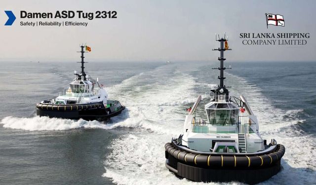 Sri Lanka Shipping Company places an order for two Damen ASD Tugs 2312