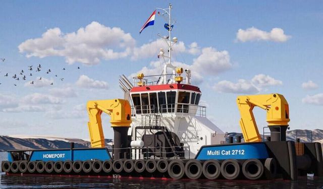 Damen Shipyards delivers Damen Multi Cat 2712 to Maritime Craft Services (Clyde) Ltd