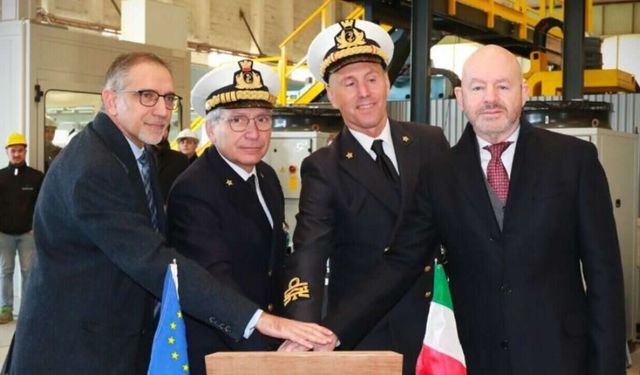 Fincantieri: steel cutting of the new hydro-oceanographic ship of the Italian Navy