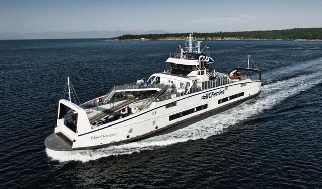 Netherlands’ Damen Shipyards wins contract for the supply of four, fully electric, passenger car ferries to British Columbia