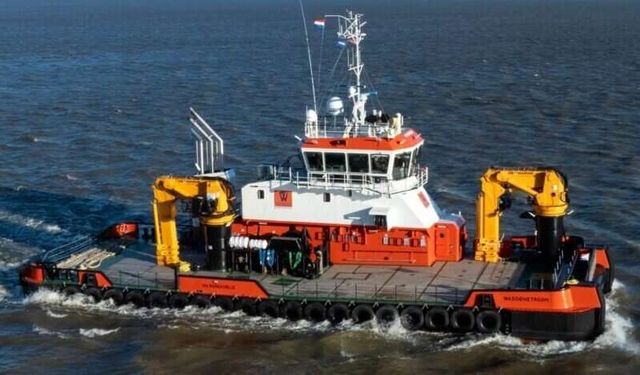 Damen delivers Multi Cat 3713 to Van Wijngaarden Marine Services