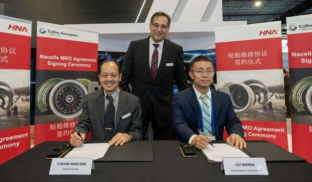 Collins Aerospace and HNA Aviation Group ink MRO agreement