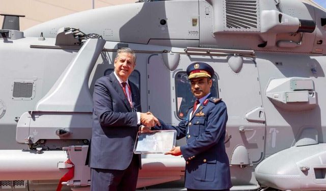 Leonardo and Qatar Emiri Air Force celebrate 2,500 flight hours of NH90 helicopter fleet at DIMDEX 2024