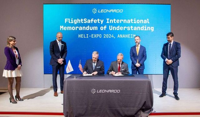 Leonardo and FlightSafety sign MoU to evaluate collaborations for helicopter training and simulation in US