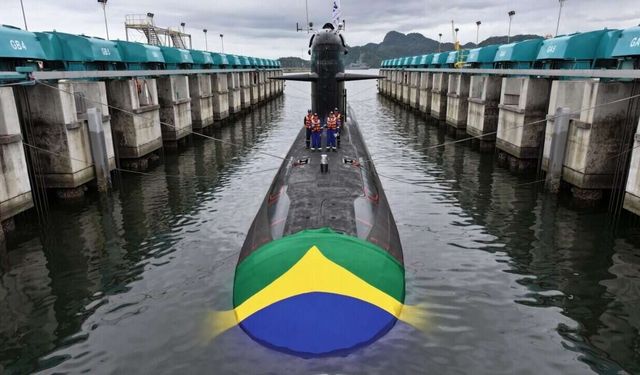 Naval Group launches third Brazilian Scorpène submarine Tonelero made in Brazil