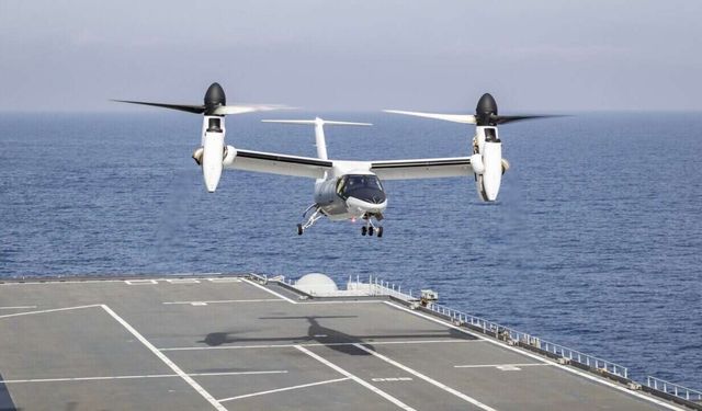 Leonardo’s AW609 tiltrotor successfully completes 1st ship trial