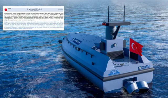 USV Muhafız caught attention of France