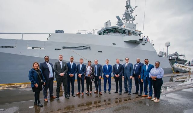 Damen Cape Town delivers third multi-mission vessel to South African Navy