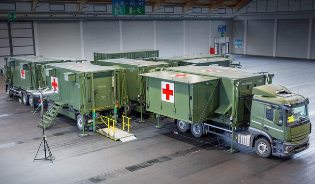 Rheinmetall sends fourth mobile field hospital to Ukraine