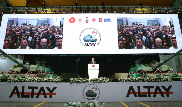 Erdoğan opens Altay production plant as first tanks enter Turkish service