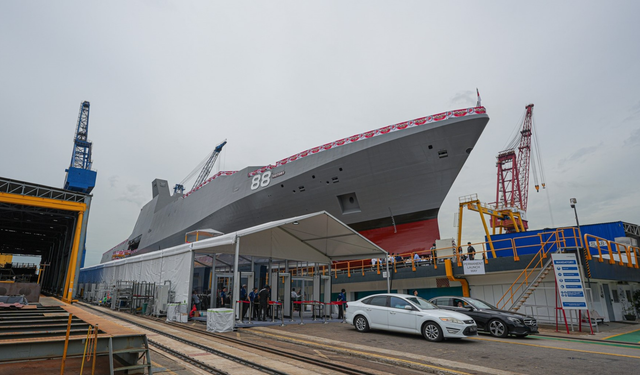 ST Engineering launches Singapore’s first Victory-class combat vessel