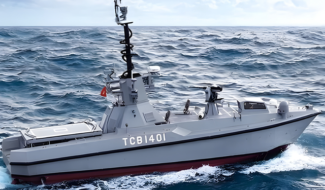 Turkish Navy inducts SALVO USV with TRAKON LITE weapon system