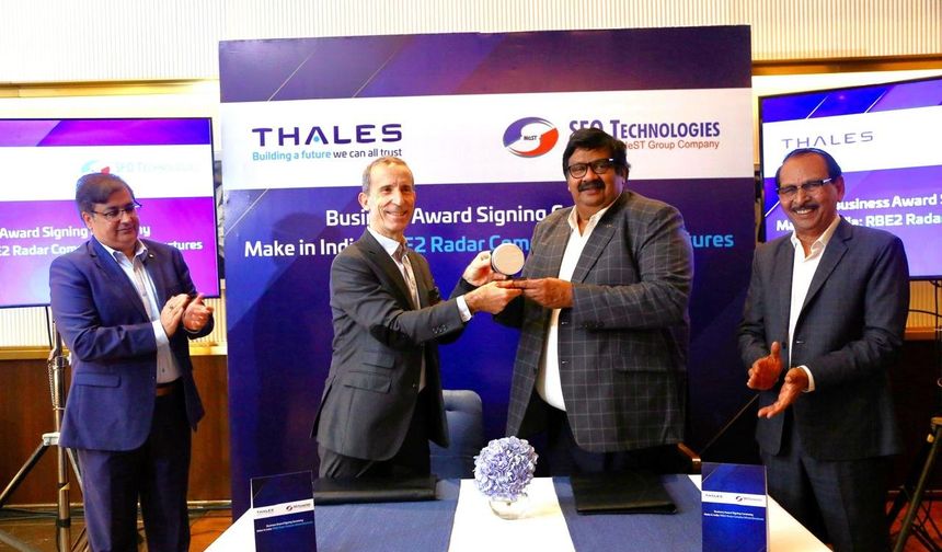 Thales and SFO Technologies secure contract for RBE2 AESA radar production in India
