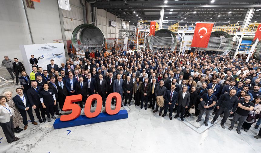 TUSAŞ delivers 500th SWIFT fuselage section for Airbus A320 Family