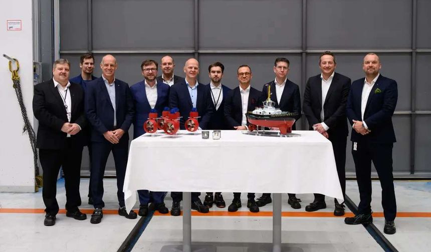 Damen and Kongsberg mark delivery of 1500th thruster