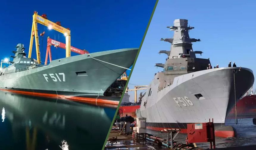 Milli Fırkateynler TCG İzmir ve TCG İzmit denize indirildi