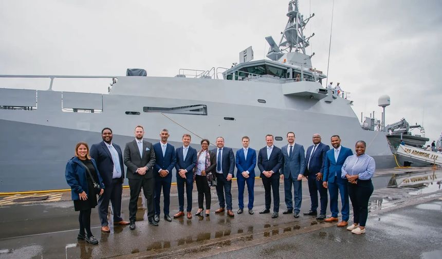 Damen Cape Town delivers third multi-mission vessel to South African Navy