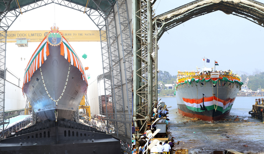 Indian Navy set to commission two new stealth frigates
