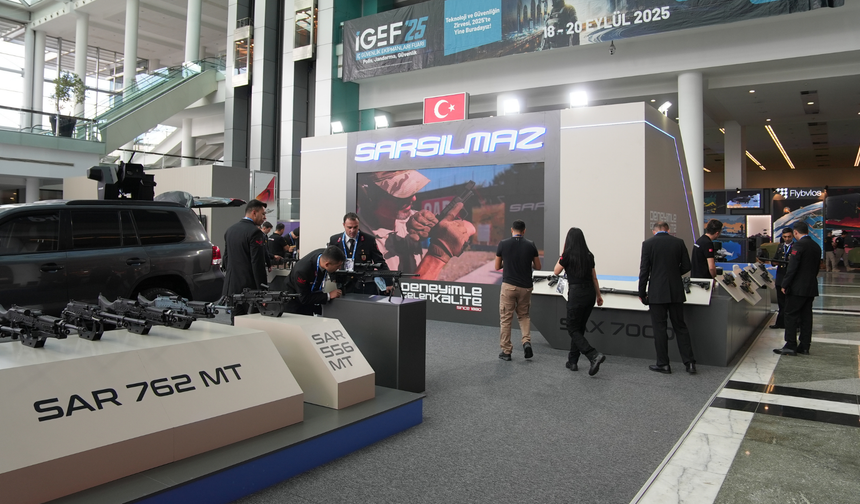 SARSILMAZ showcased advanced security platforms at IGEF 2025