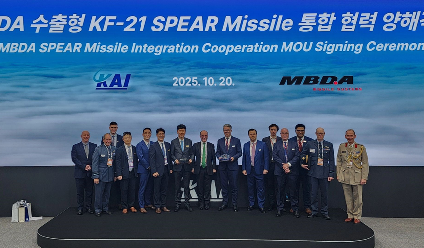 KAI and MBDA sign MoU to integrate SPEAR missile onto KF-21