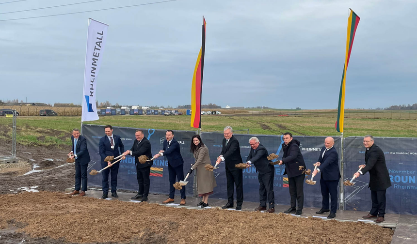 Rheinmetall and Lithuania break ground on new 155mm ammunition plant